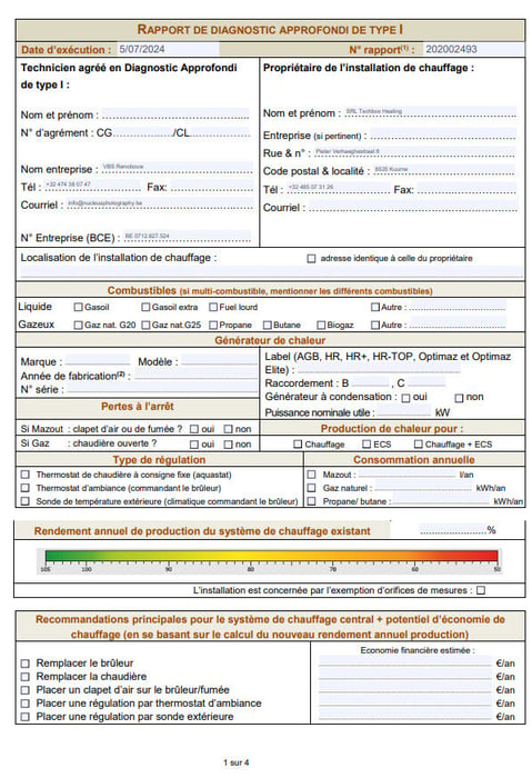 rapport diagnostic approfondi